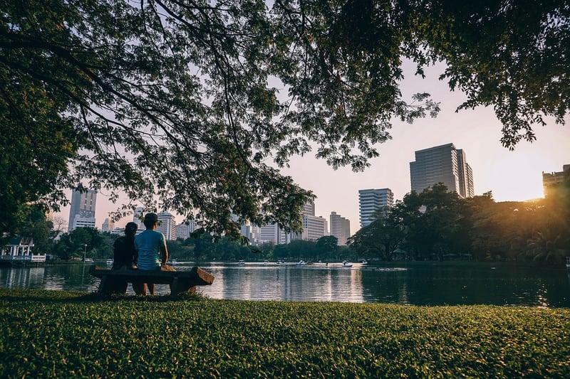 City Park Bench